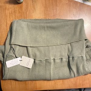 NWT Free People waffle knit midi skirt